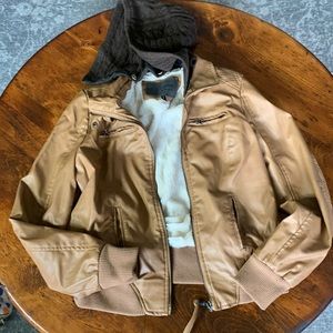 CI SONO by: Cavalini faux leather jacket